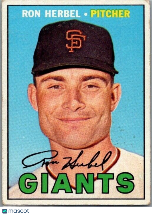 1967 Topps - #156 Ron Herbel