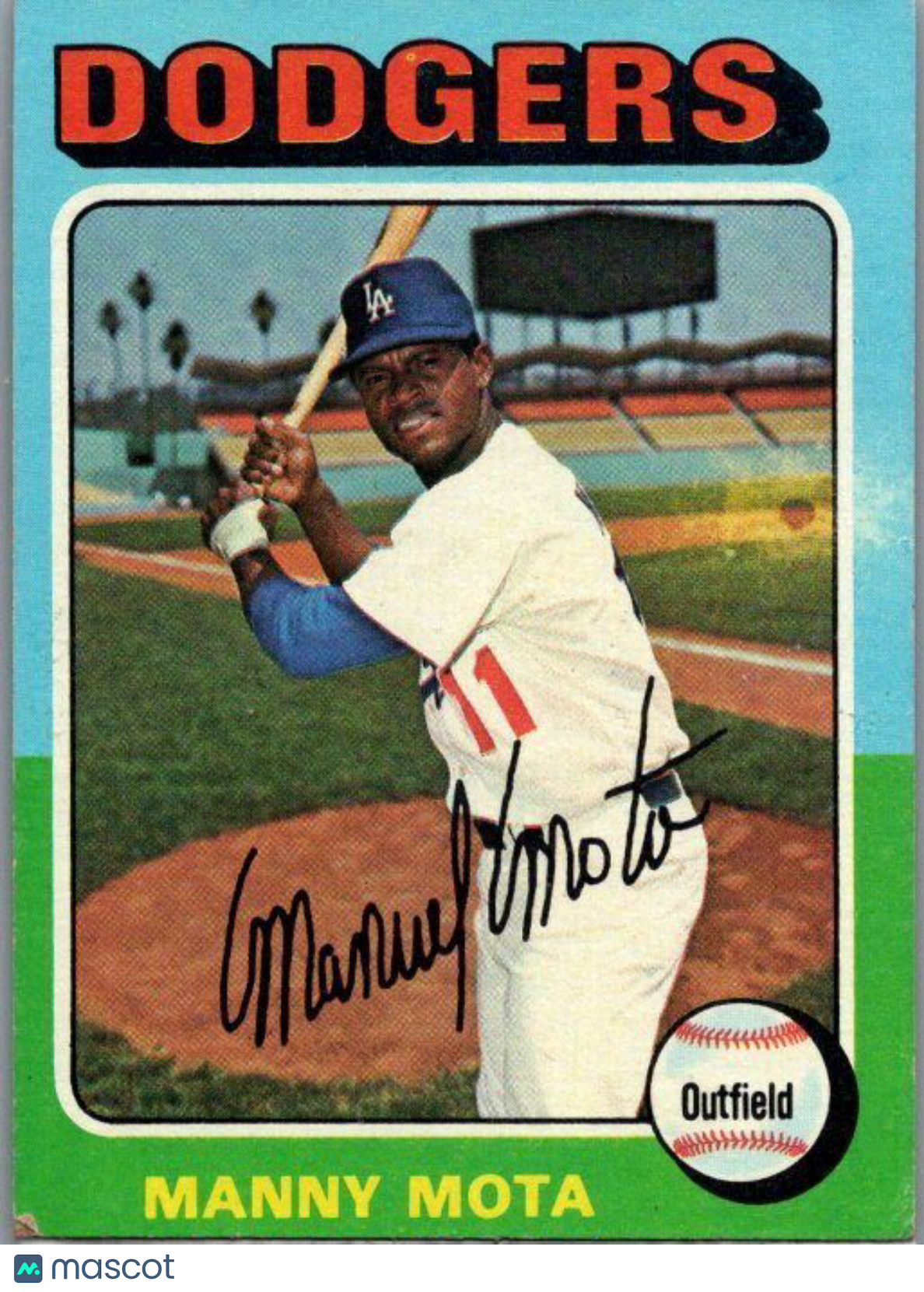 1975 Topps #414 Manny Mota