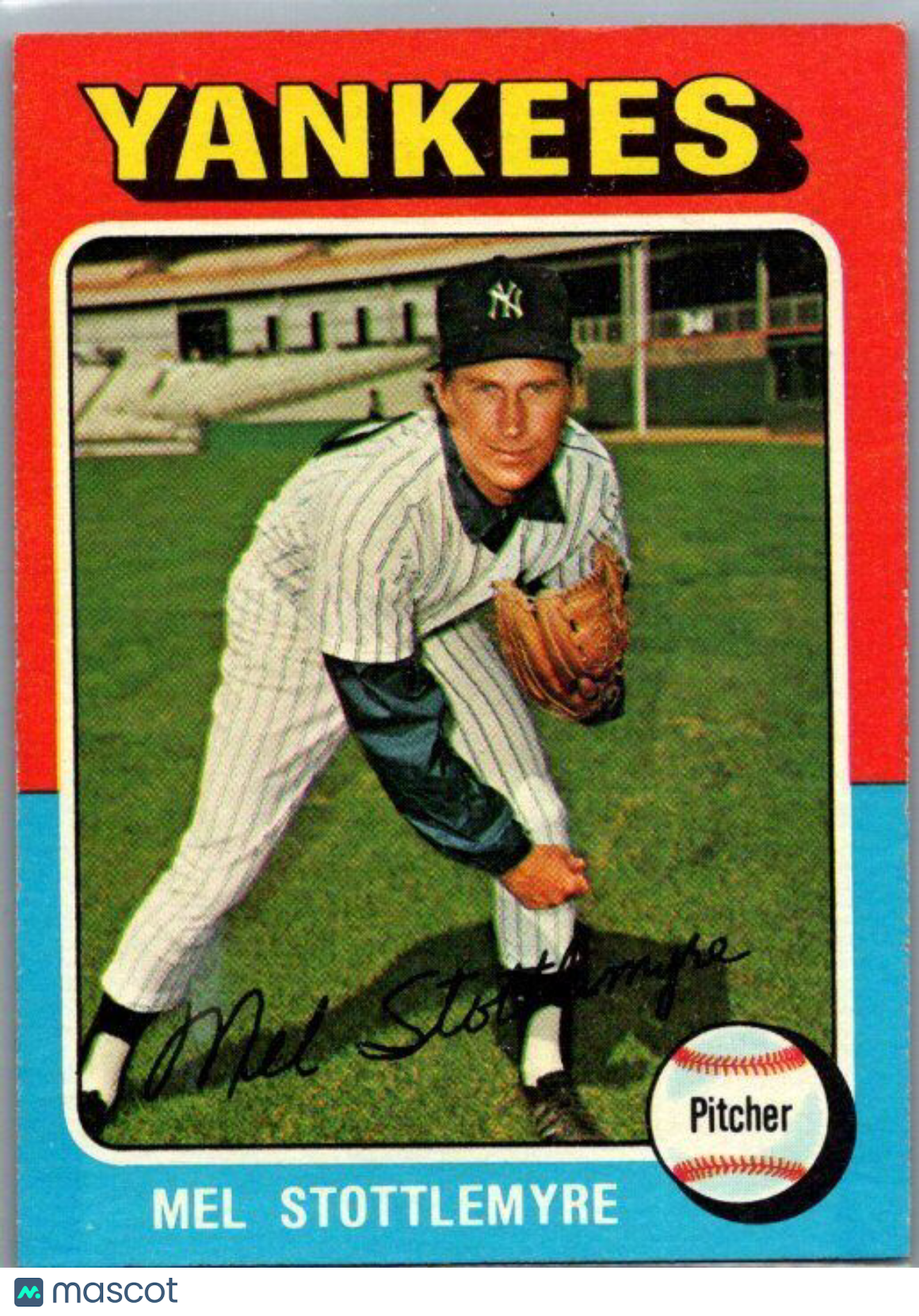 1975 Topps #183 Mel Stottlemyre