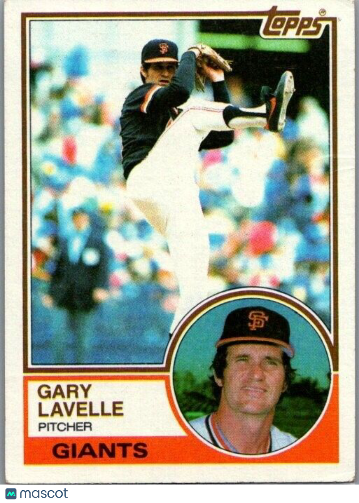 1983 Topps - #791 Gary Lavelle