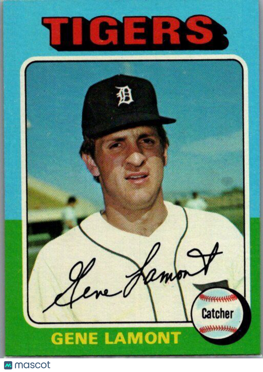 1975 Topps #593 Gene Lamont