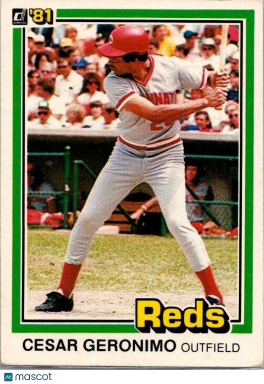 1981 Donruss - #305 Cesar Geronimo