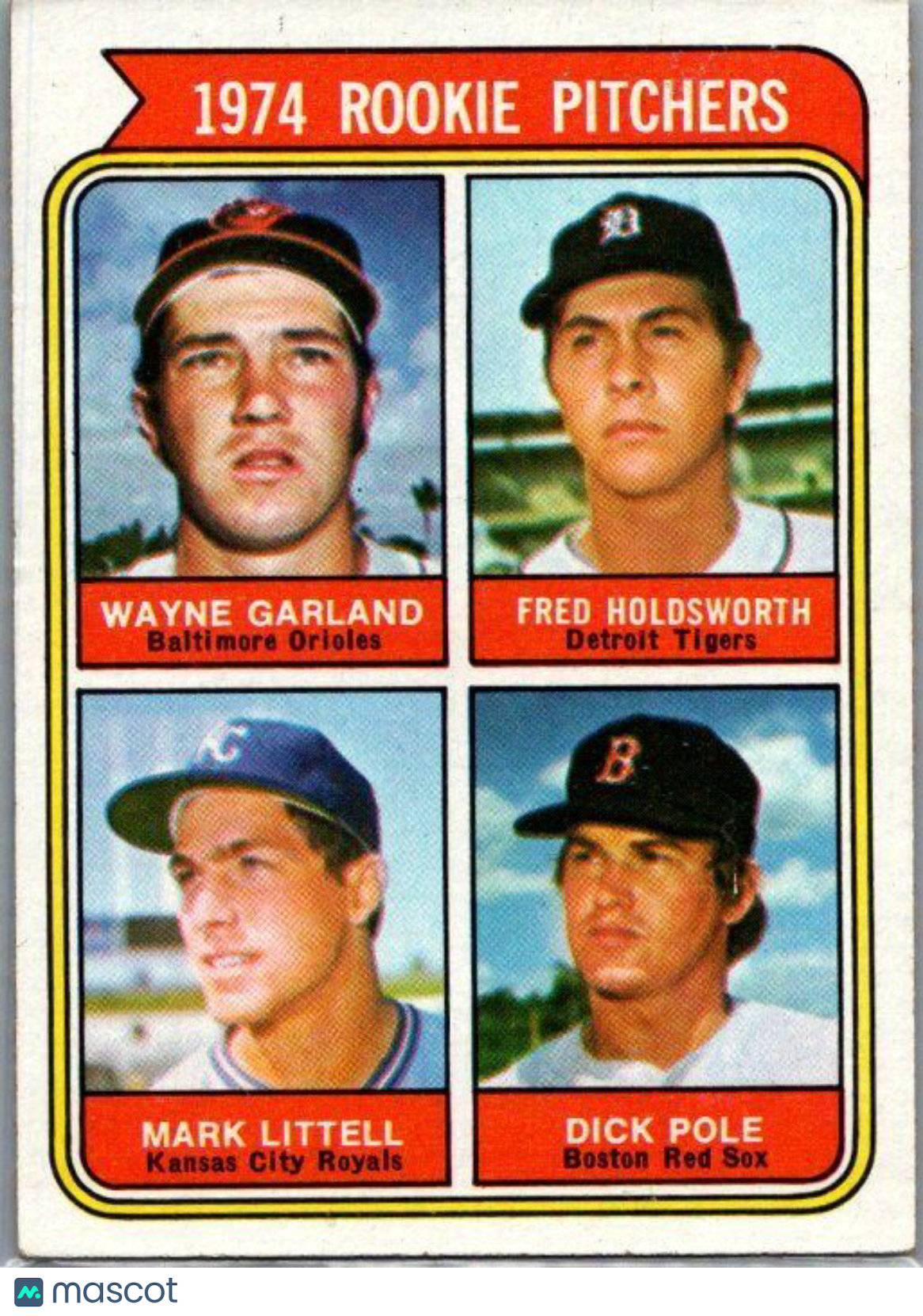 1974 Topps #596 1974 Rookie Pitchers