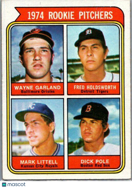 1974 Topps #596 1974 Rookie Pitchers