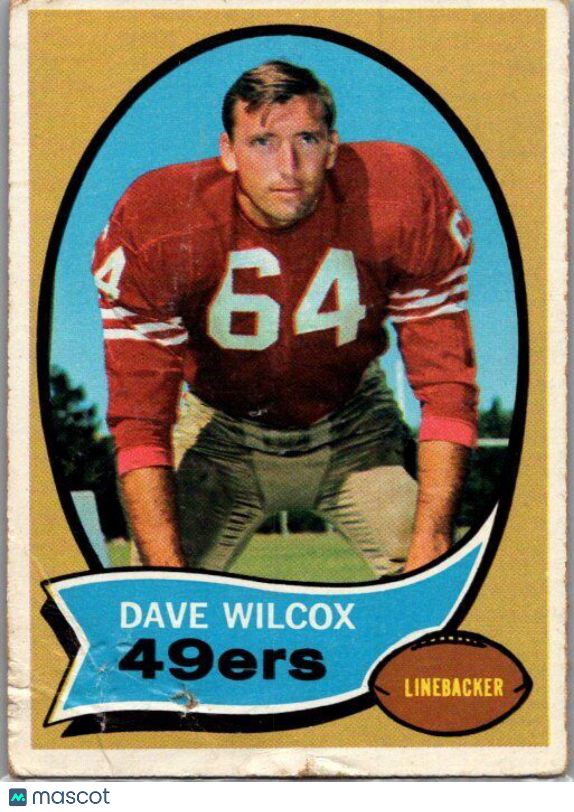 1970 Topps #57 Dave Wilcox