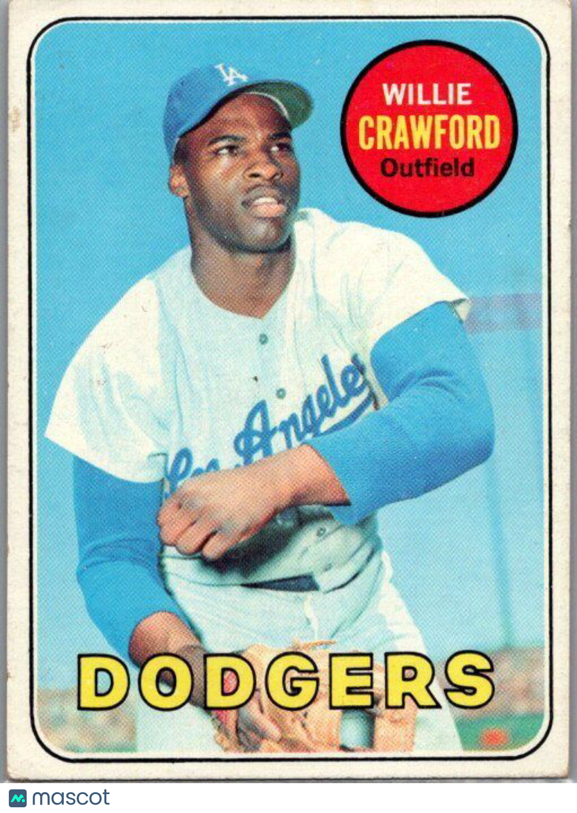 1969 Topps #327 Willie Crawford