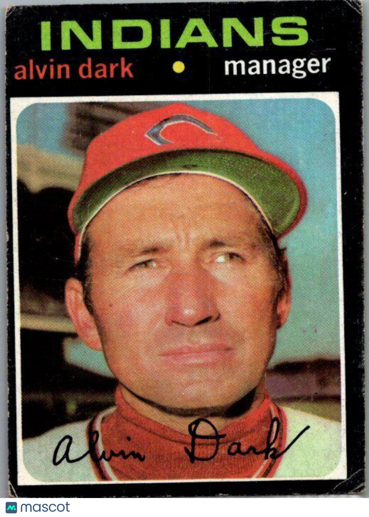 1971 Topps #397 Alvin Dark