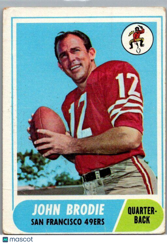 1968 Topps #139 John Brodie