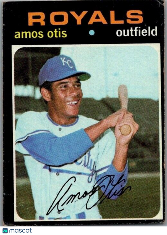 1971 Topps - #610 Amos Otis