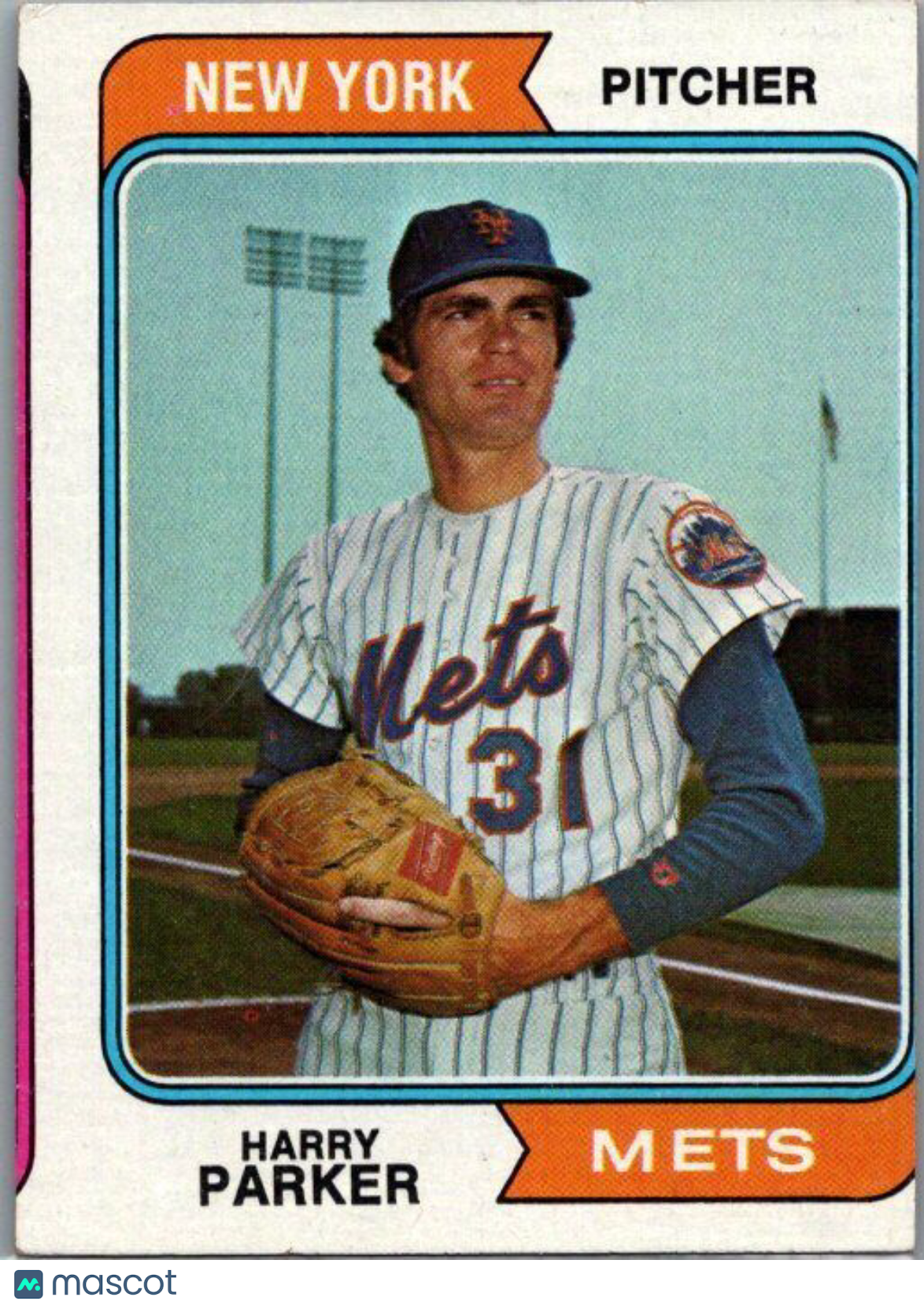 1974 Topps #106 Harry Parker