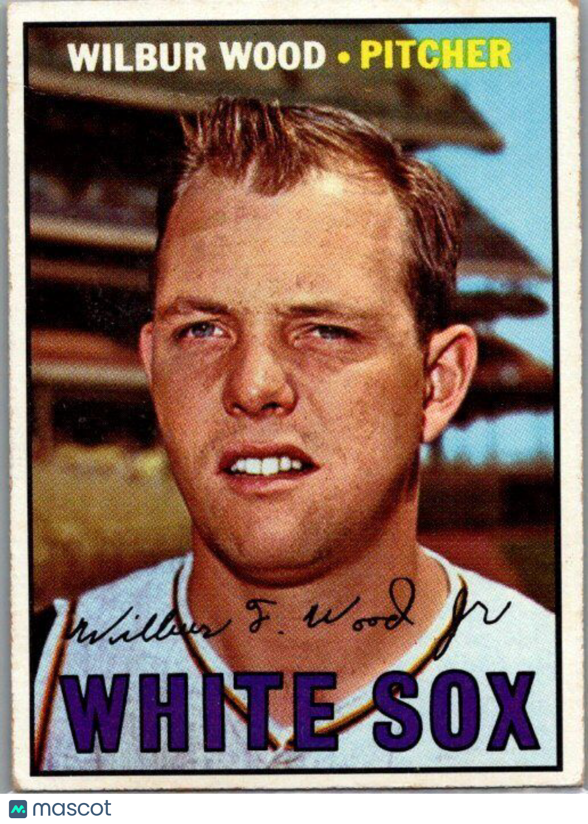 1967 Topps #391 Wilbur Wood