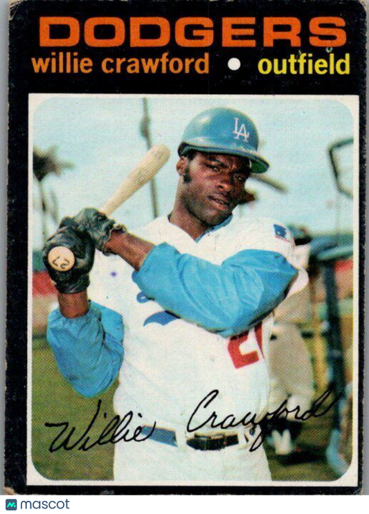 1971 Topps #519 Willie Crawford