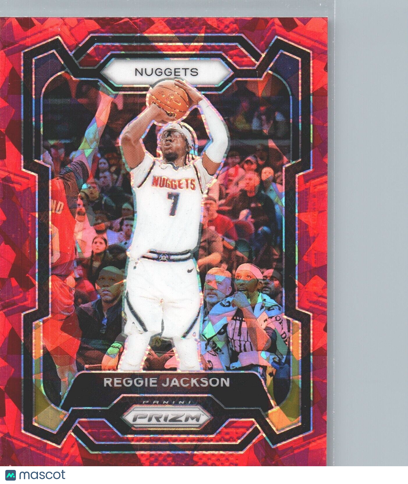 2023-24 Panini Prizm - Red Ice Prizm #235 Reggie Jackson