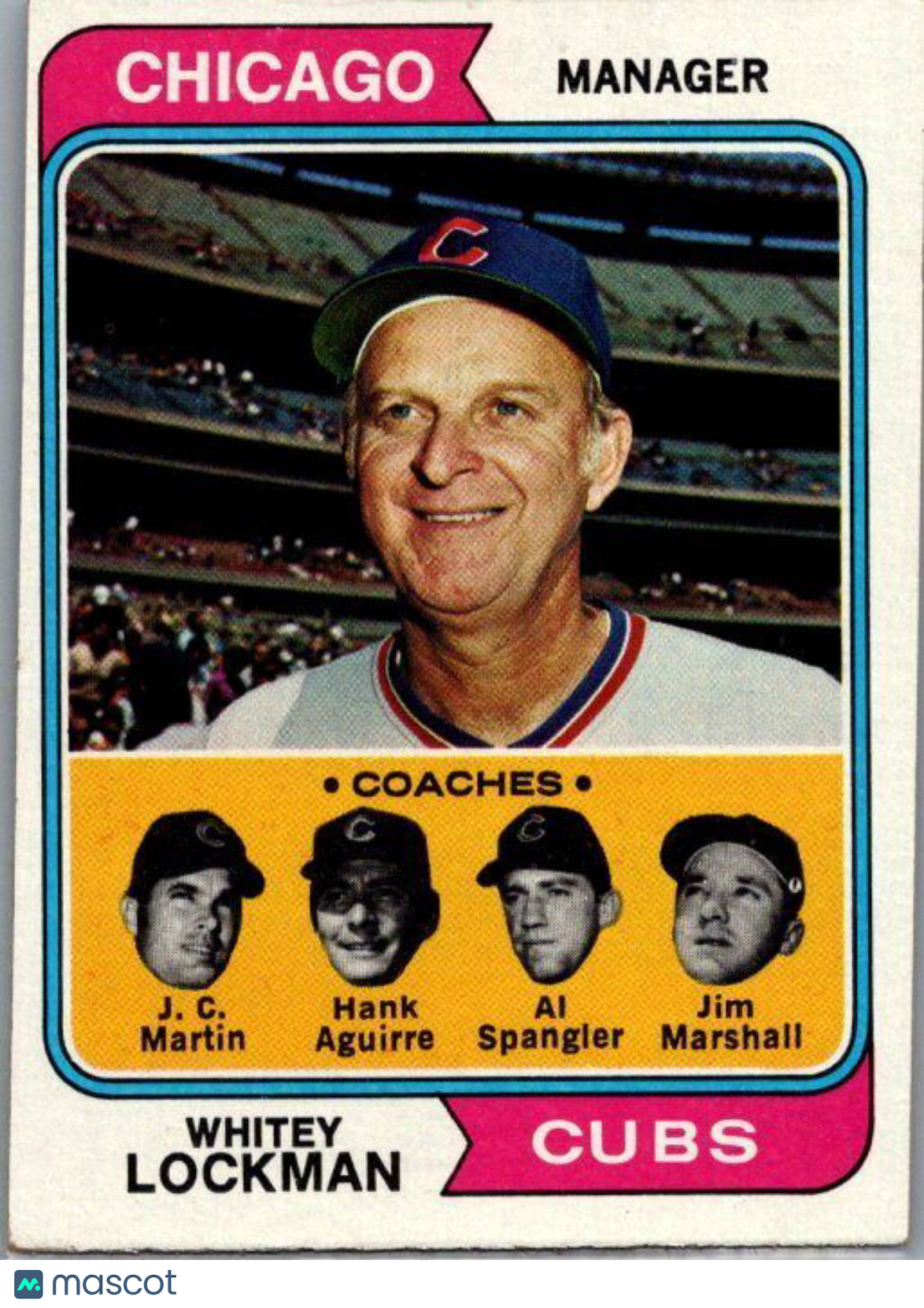 1974 Topps #354 Cubs Field Leaders