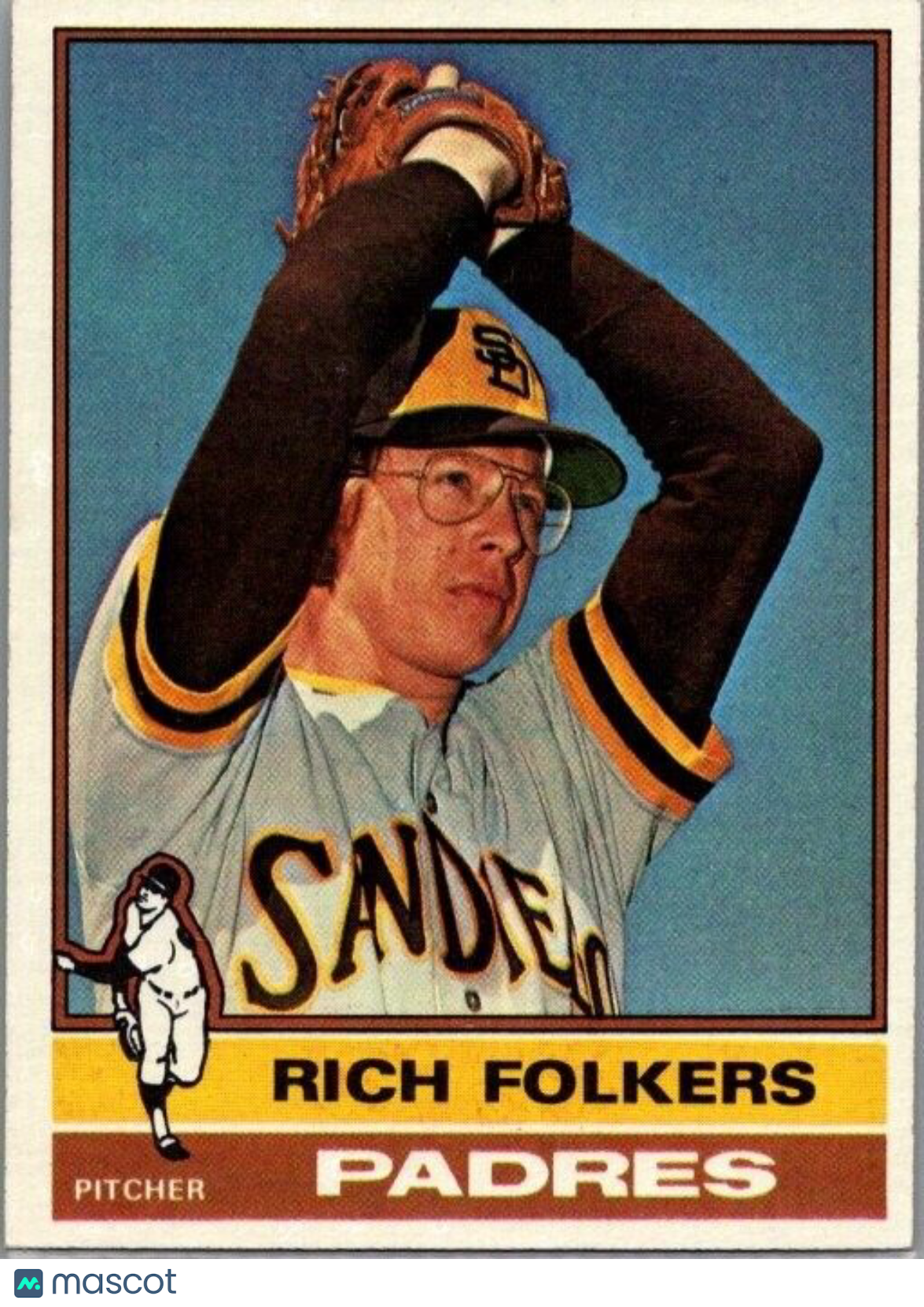 1976 Topps - #611 Rich Folkers