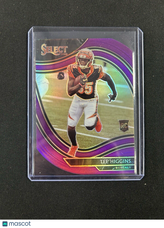 2020 Select Field Level Purple Die Cut #360 Tee Higgins