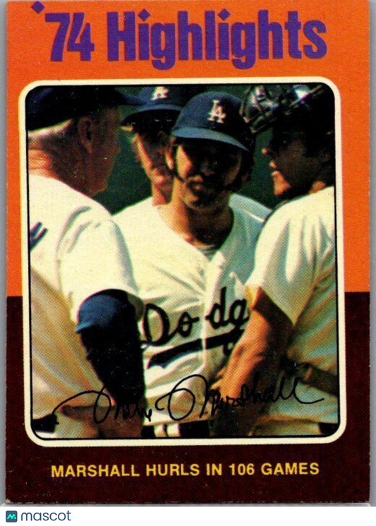 1975 Topps #6 Mike Marshall