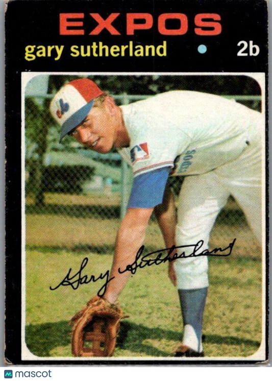 1971 Topps #434 Gary Sutherland