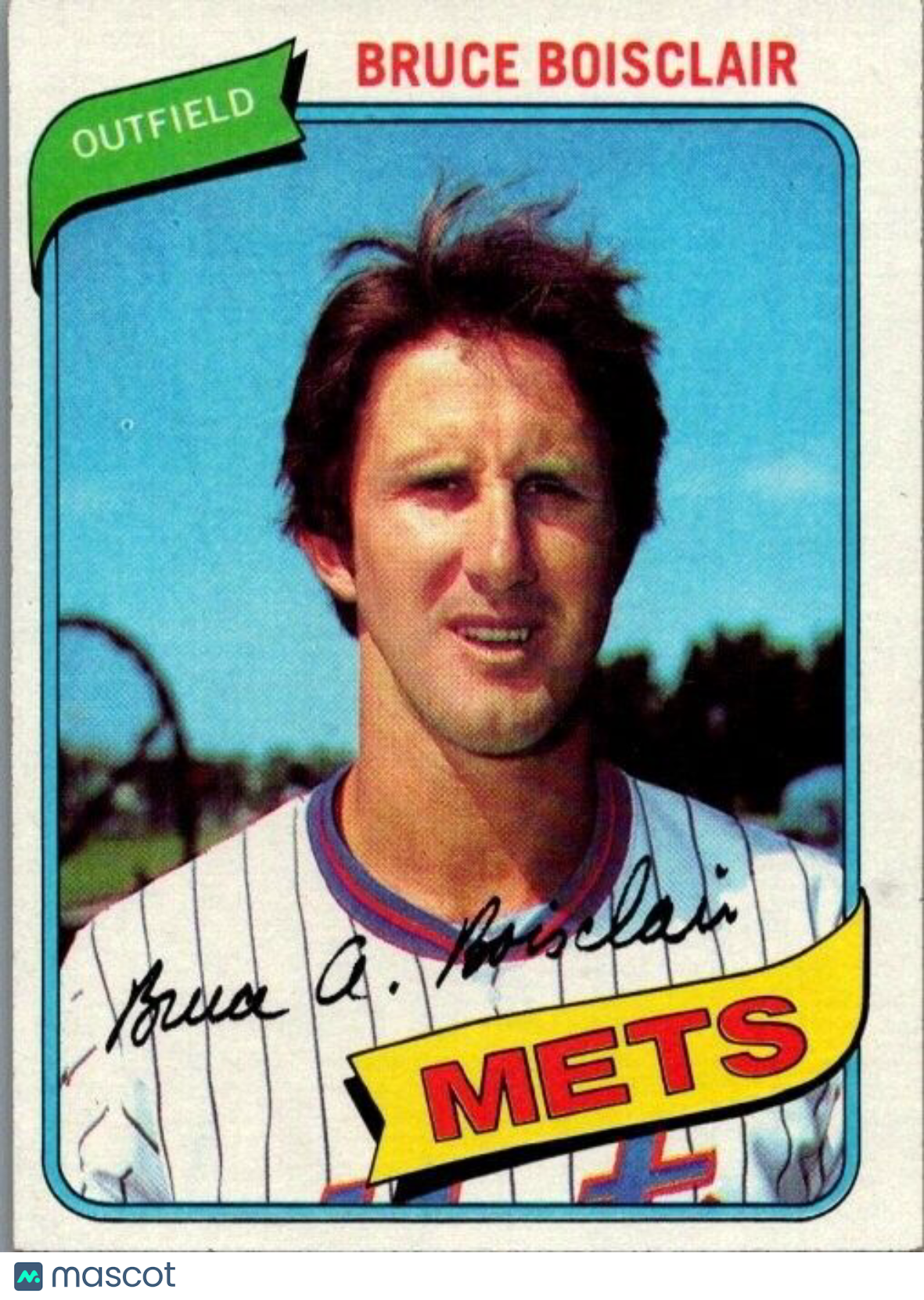 1980 Topps - #654 Bruce Boisclair