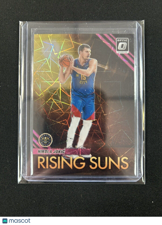 2023 Panini Donruss Optic Rising Suns #13 Nikola Jokic /79 Nuggets