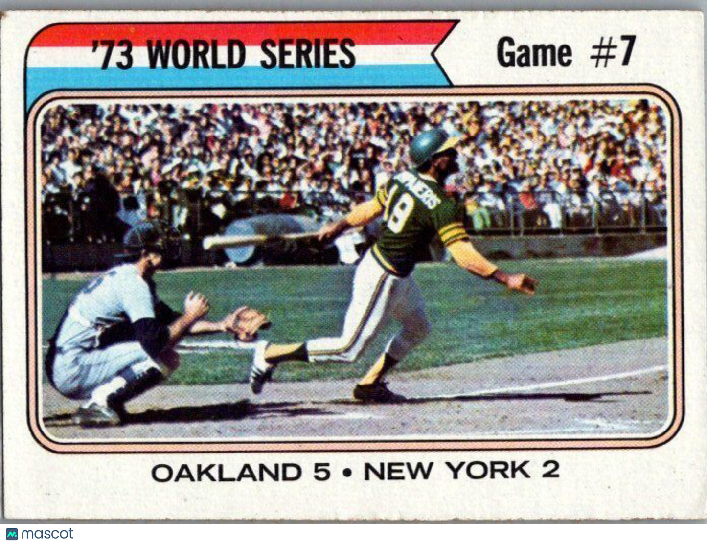 1974 Topps #478 '73 World Series Game #7