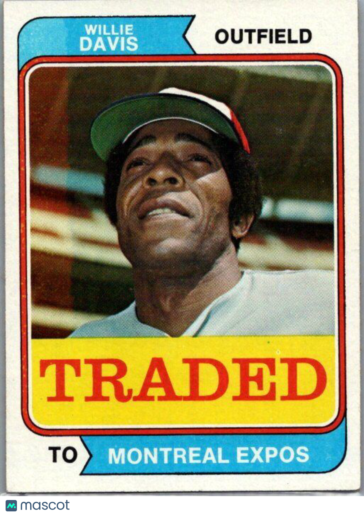 1974 Topps #165T Willie Davis Traded