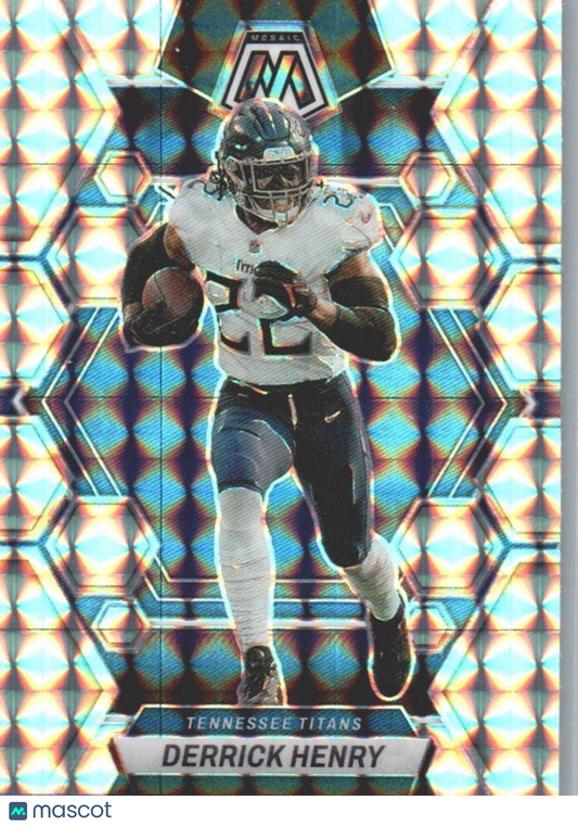 2023 Panini Mosaic #238 Derrick Henry Silver No Huddle Mosaic