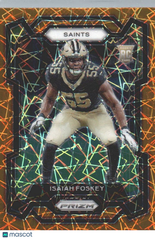 2023 Panini Prizm #373 Isaiah Foskey Lazer