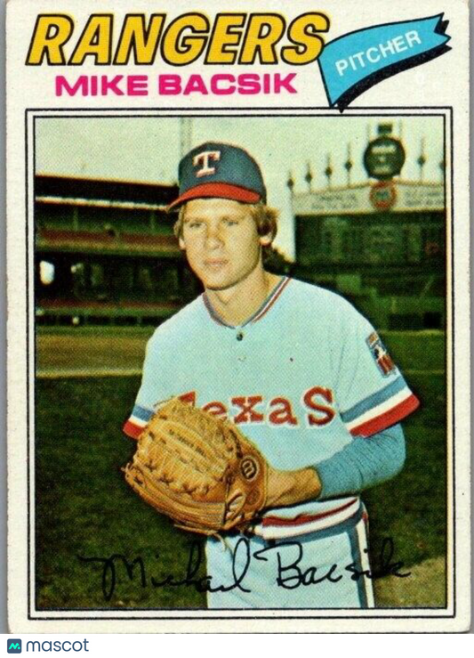 1977 Topps - #103 Mike Bacsik (RC)