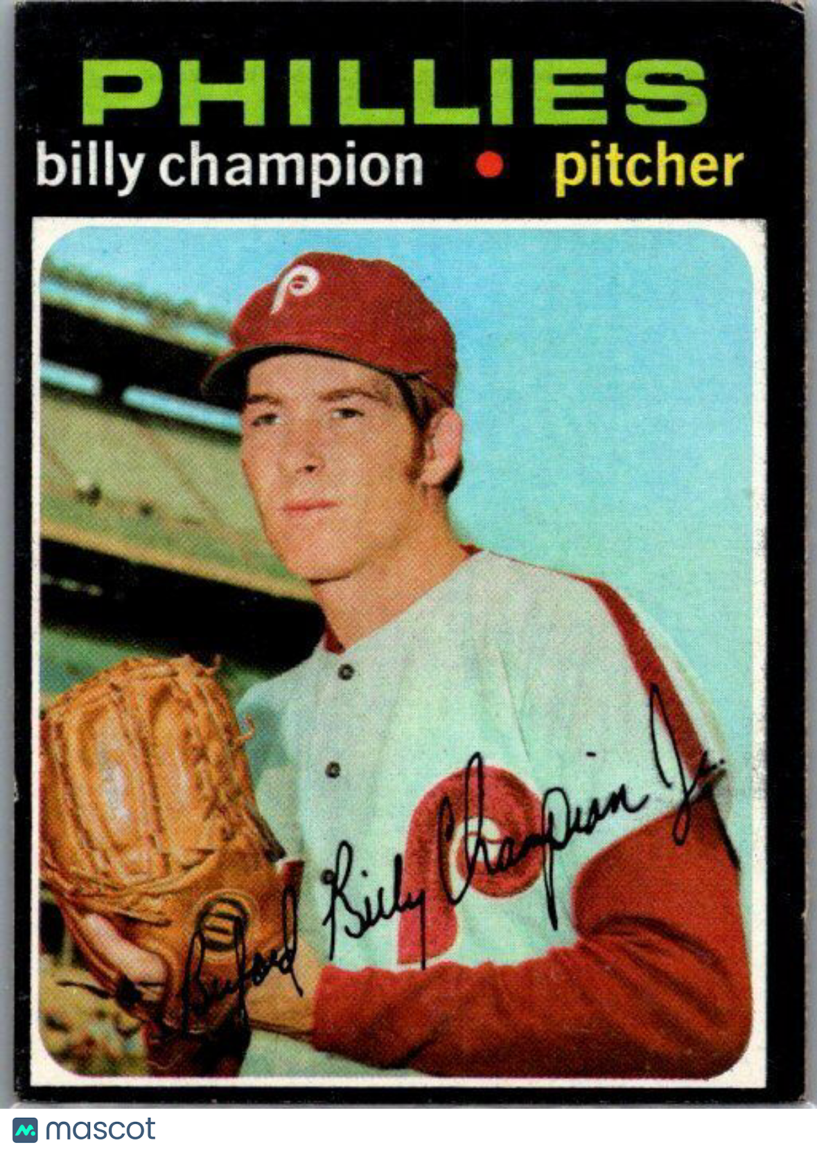 1971 Topps #323 Billy Champion