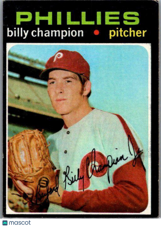 1971 Topps #323 Billy Champion