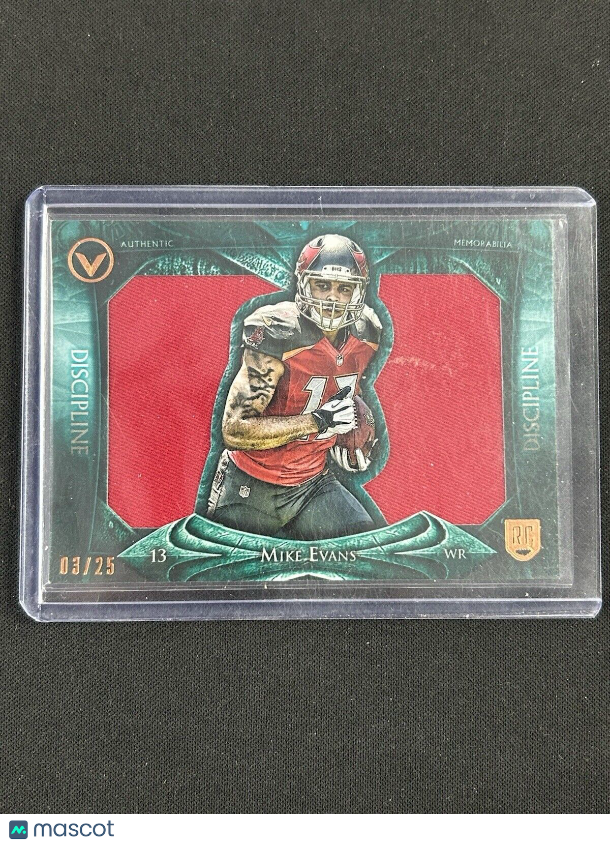 2014 Topps Valor Discipline Mike Evans Patch /25