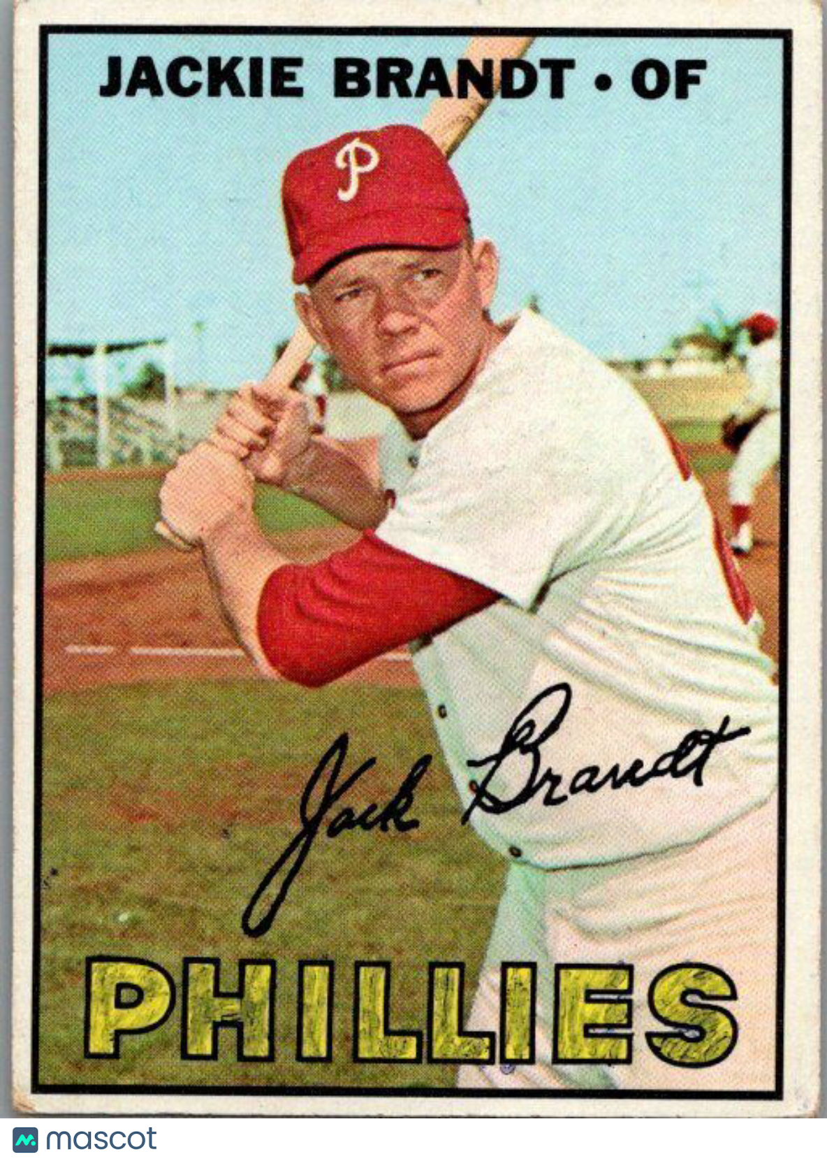 1967 Topps #142 Jackie Brandt