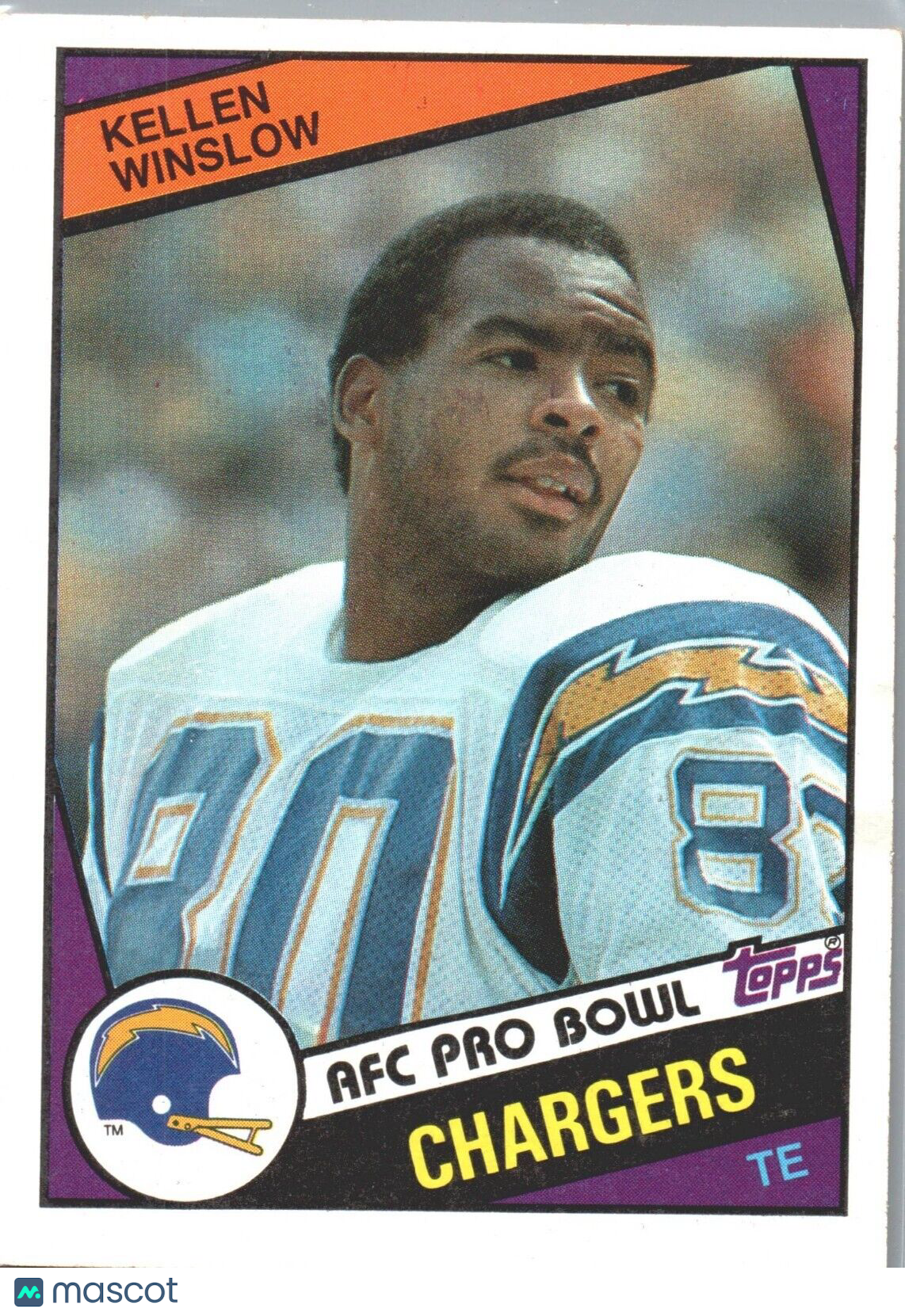 1984 Topps - #186 Kellen Winslow