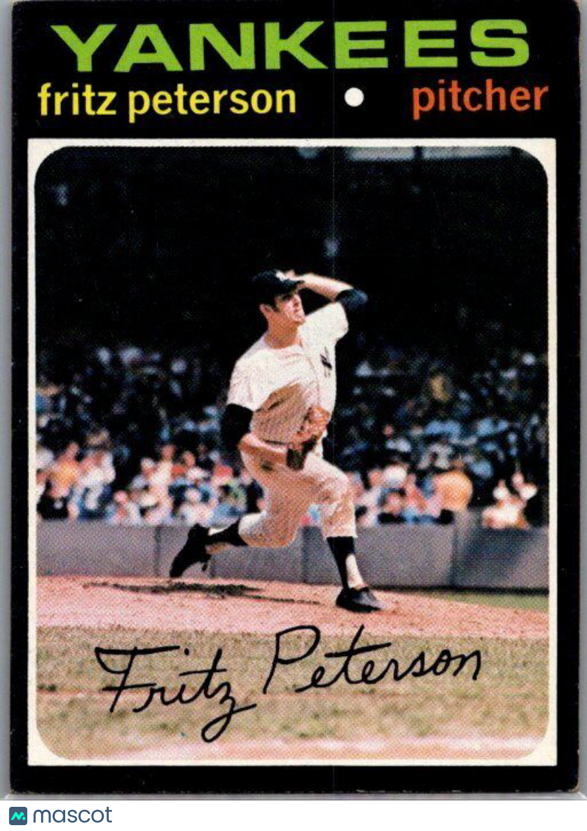 1971 Topps #460 Fritz Peterson