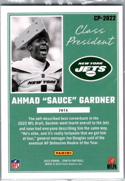 2023 Panini Zenith - Class President #CP-2022 Ahmad Gardner