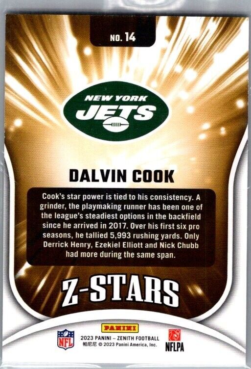 2023 Panini Zenith - Z-Stars #14 Dalvin Cook