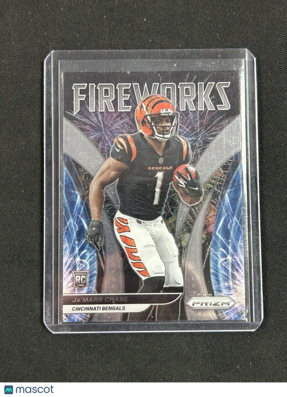 2021 Panini Prizm - Fireworks #F-11 Ja'Marr Chase (RC)