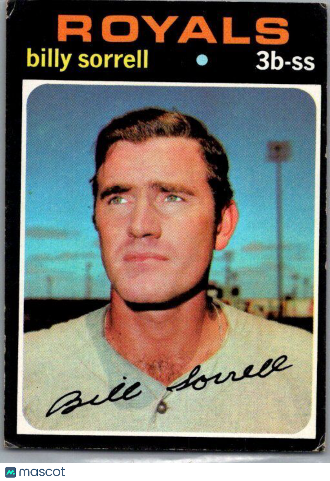 1971 Topps #17 Billy Sorrell