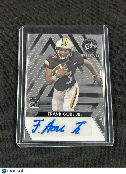 2024 Leaf Press Pass Premium Frank Gore Jr Auto /99