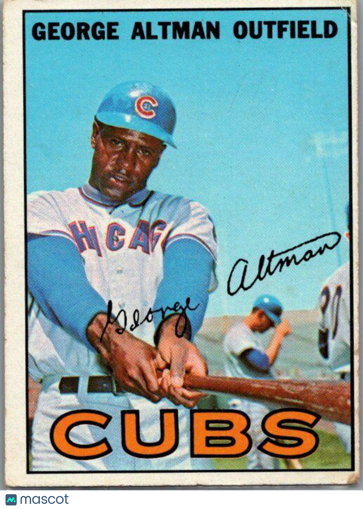 1967 Topps #87 George Altman