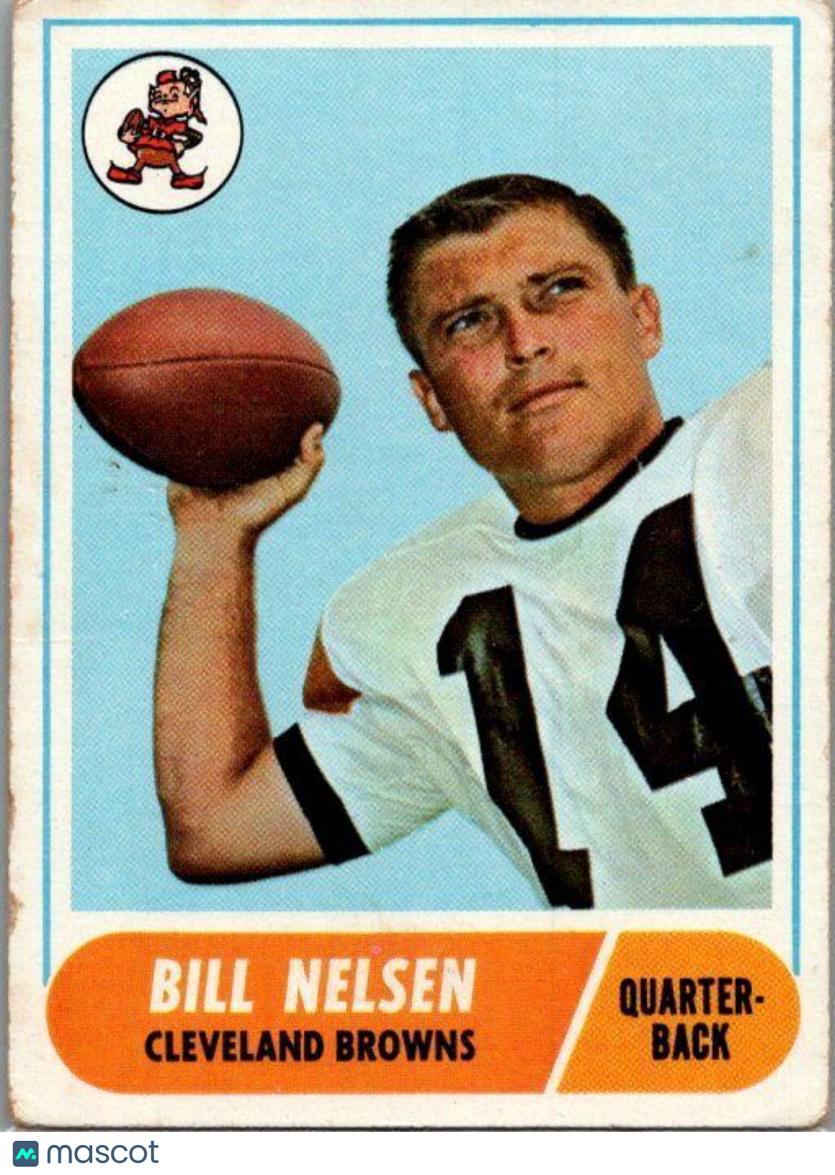 1968 Topps #189 Bill Nelsen