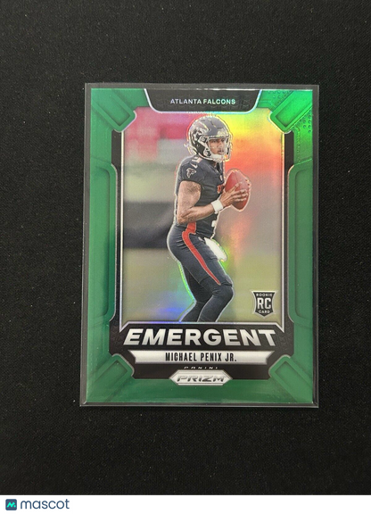 2024 Panini Prizm Green Emergent #20 Michael Penix Jr