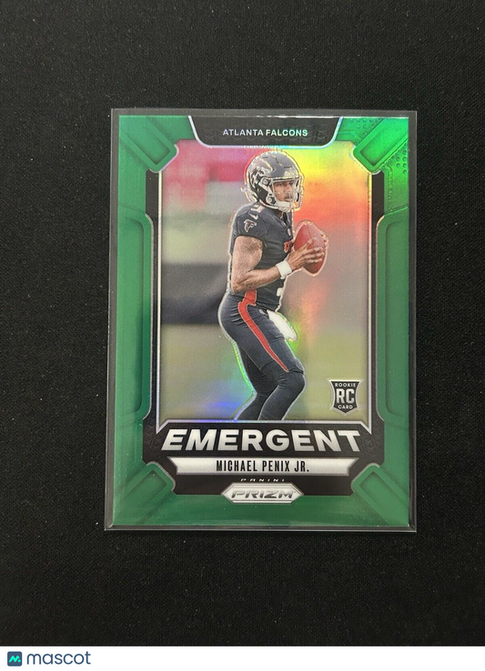 2024 Panini Prizm Green Emergent #20 Michael Penix Jr