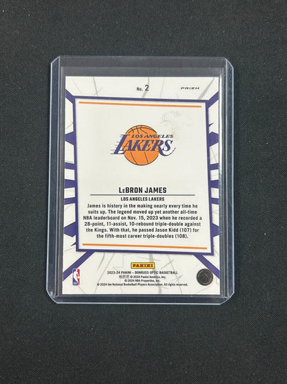 2023-24 Panini Donruss Optic Silver My House #2 LeBron James