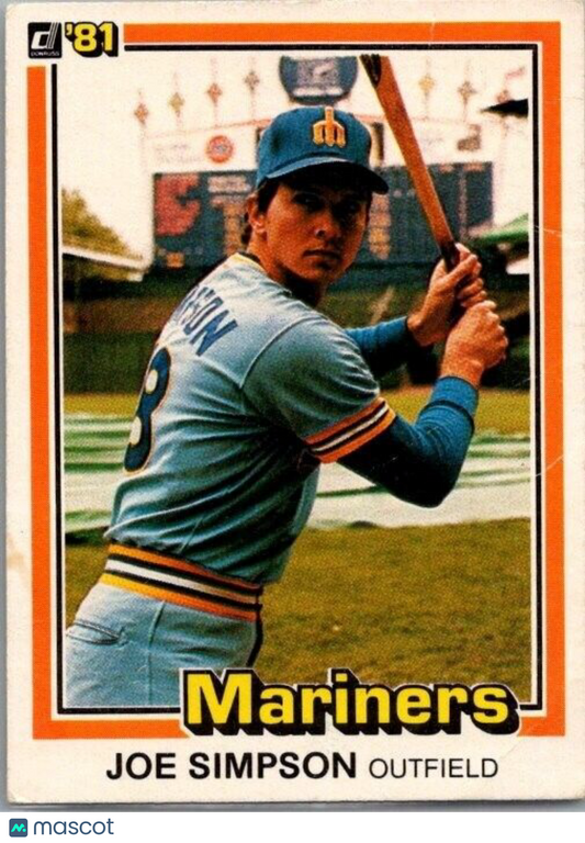 1981 Donruss - #168 Joe Simpson