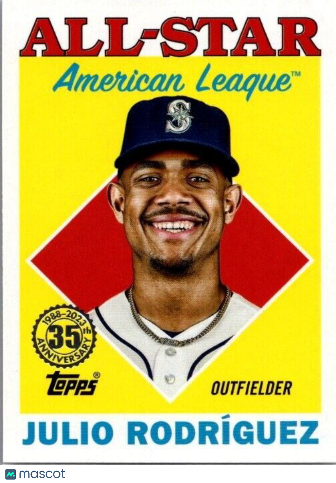 2023 Topps Series 2 - 1988 Topps All-Star Baseball #88AS-41 Julio Rodriguez