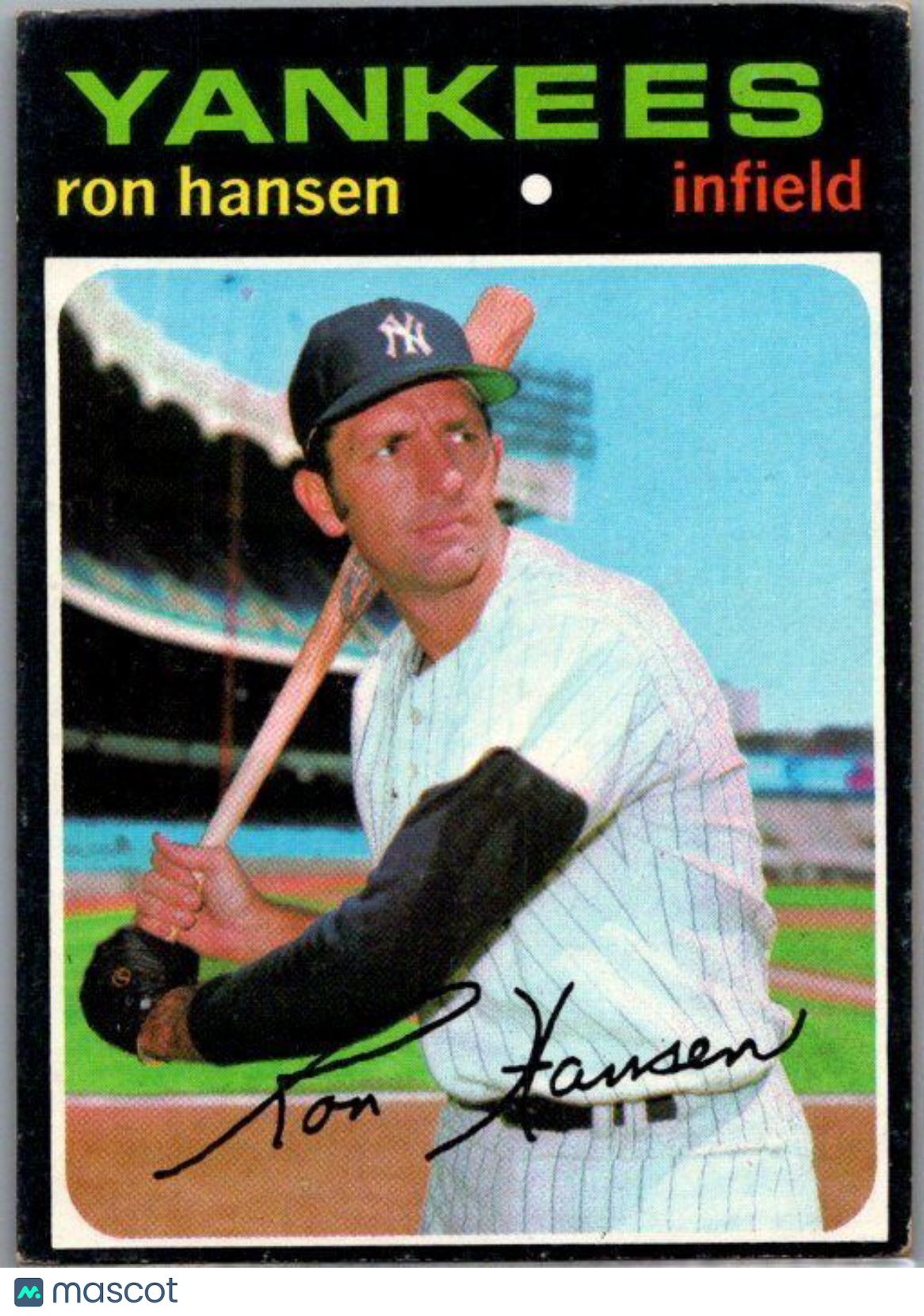 1971 Topps #419 Ron Hansen