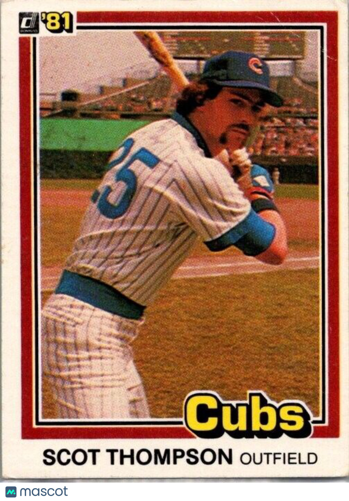 1981 Donruss - #519 Scot Thompson