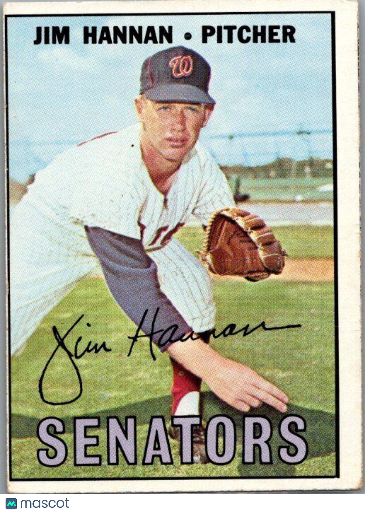 1967 Topps #291 Jim Hannan